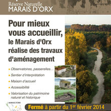 Fermeture de la Réserve naturelle du Maraix d'Orx (Landes)