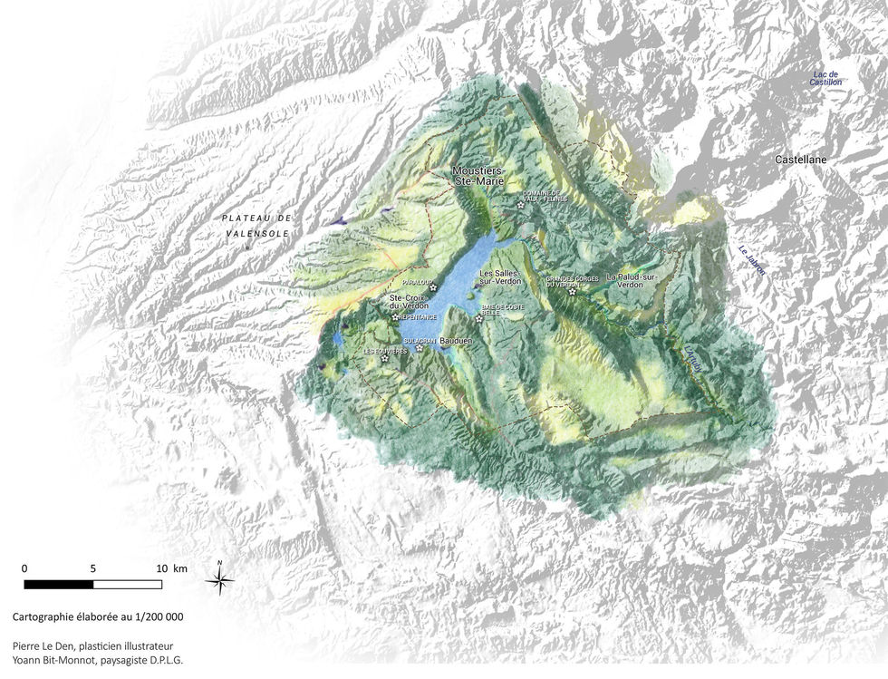 Carte des paysages