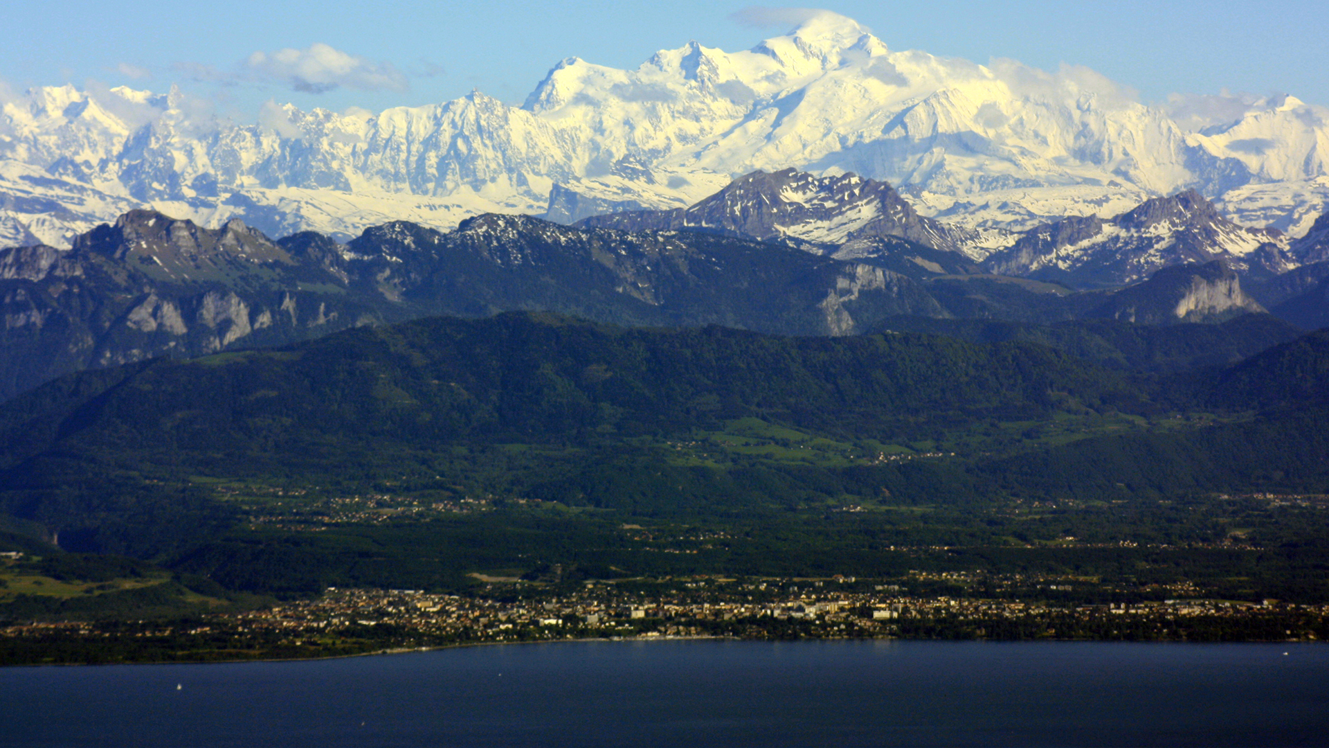 evian les bains paysage