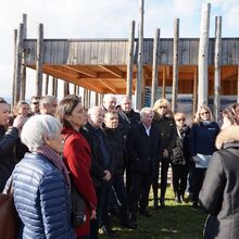 Inauguration de l’installation permanente "La vie de l’étang racontée en plein air" sur les rives de l’étang d’Urbinu, Ghisonaccia