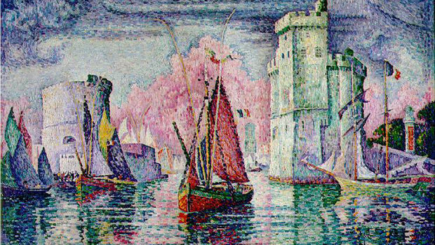 Paul Signac, Entrée du port de La Rochelle, 1921