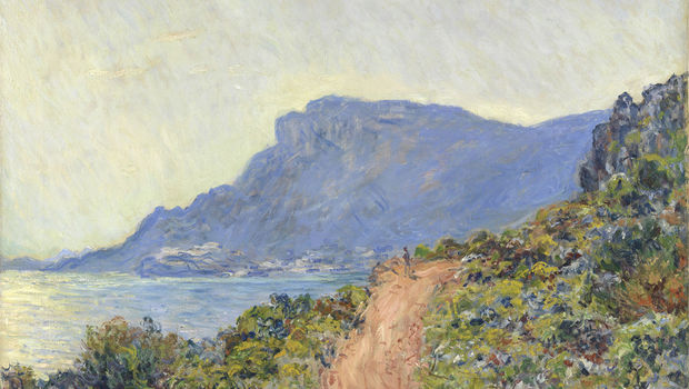 Claude Monet, La corniche de Monaco, 1884