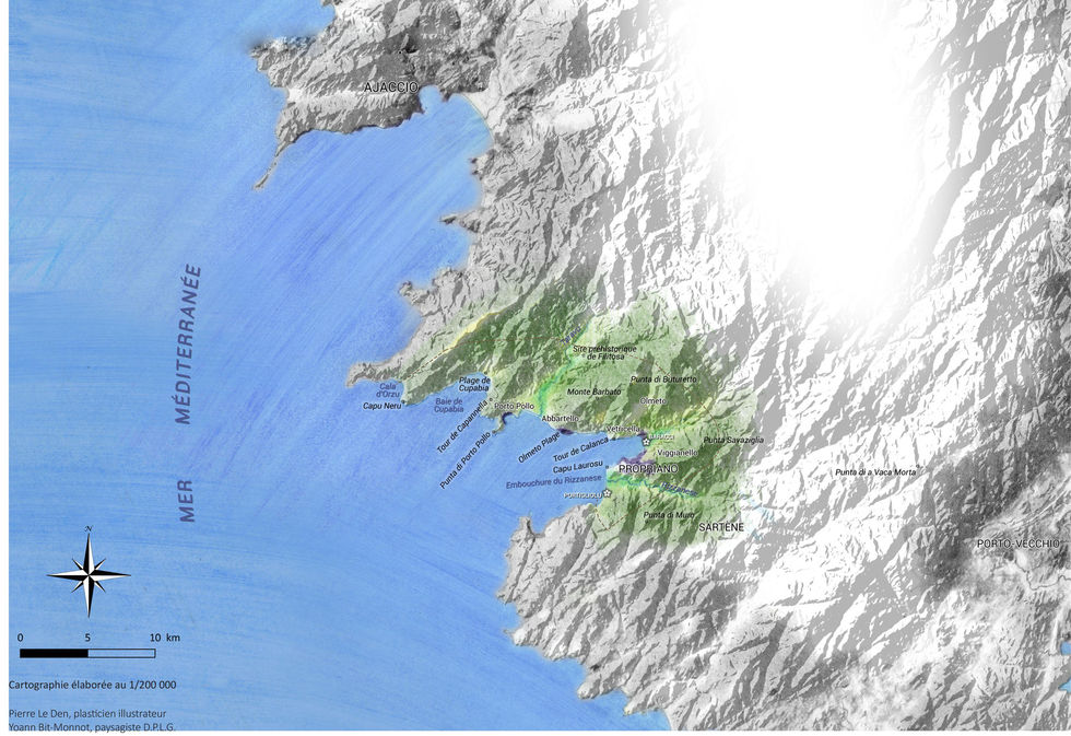 Carte des paysages