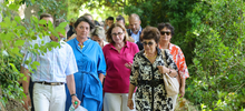 Visite de Madame la ministre Monique Barbut à Paulilles