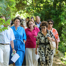 Visite de Madame la ministre Monique Barbut à Paulilles