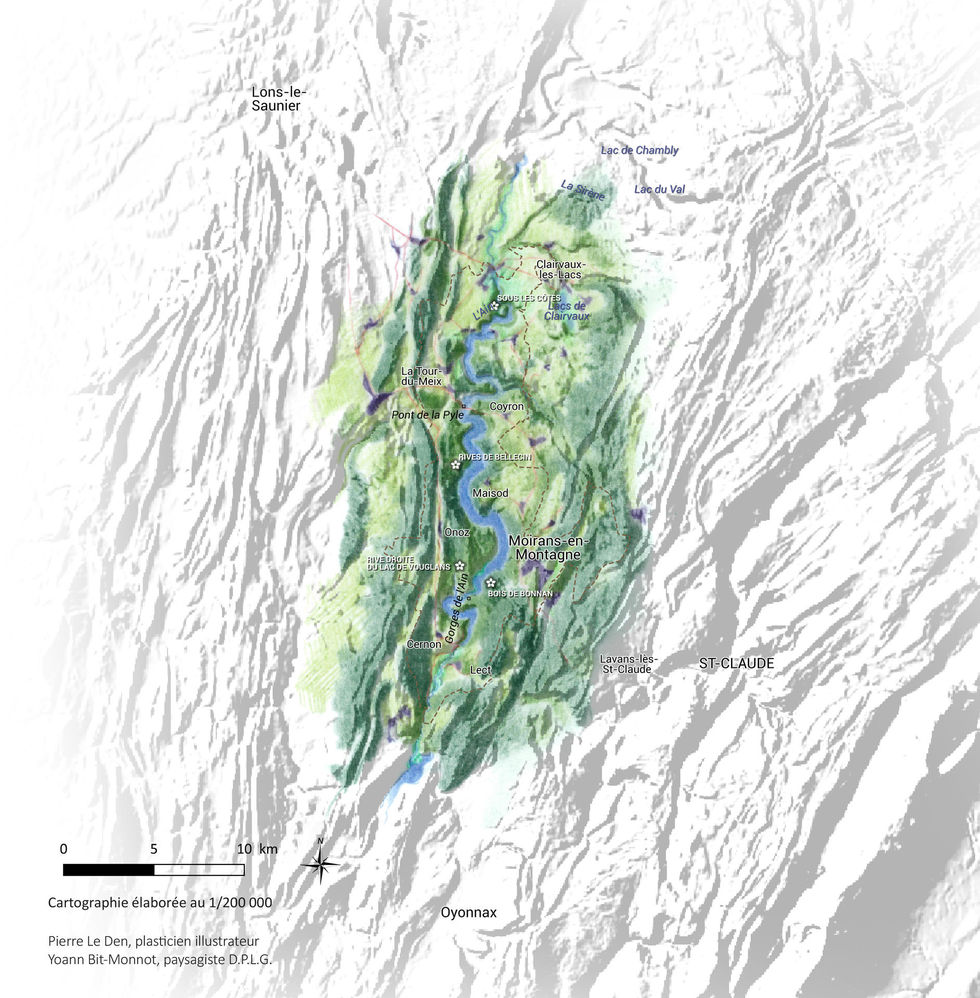 Carte des paysages