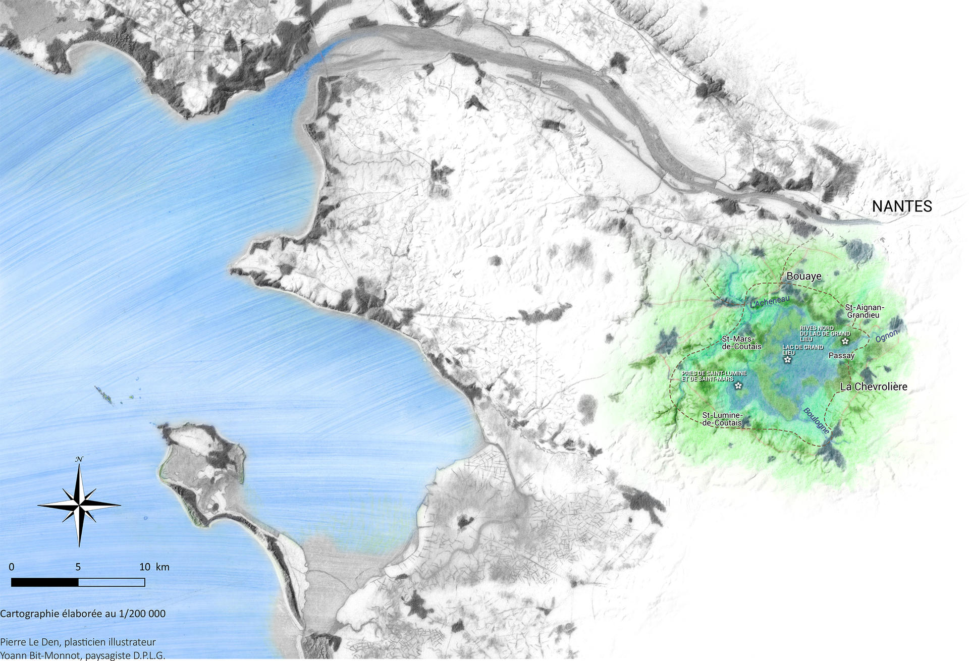 Carte des paysages