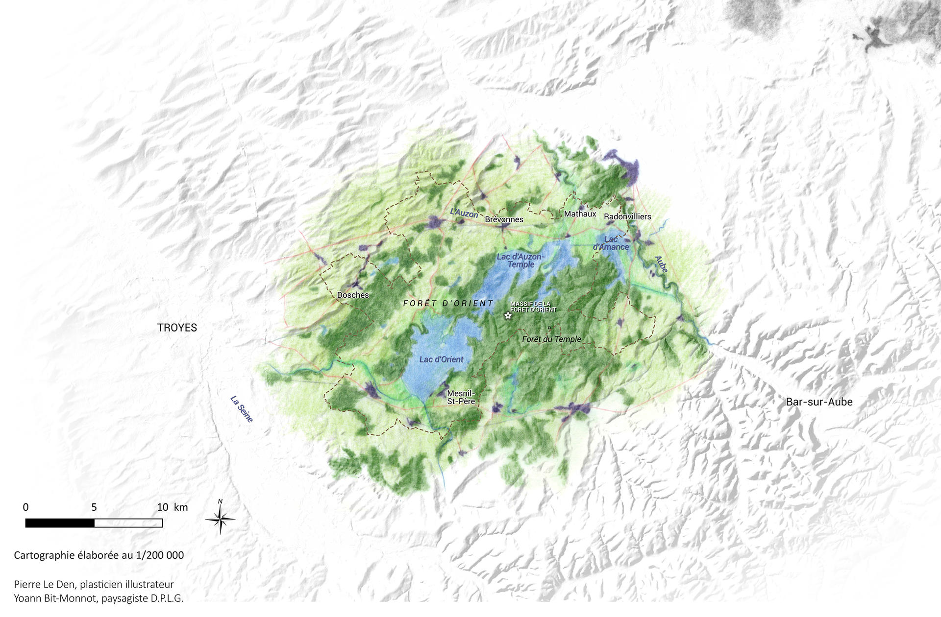 Carte des paysages