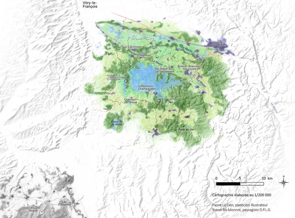 Carte des paysages