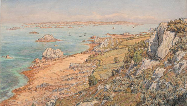 Henri Rivière, Bréhat et l'embouchure du Trieux, Loguivy, 1905