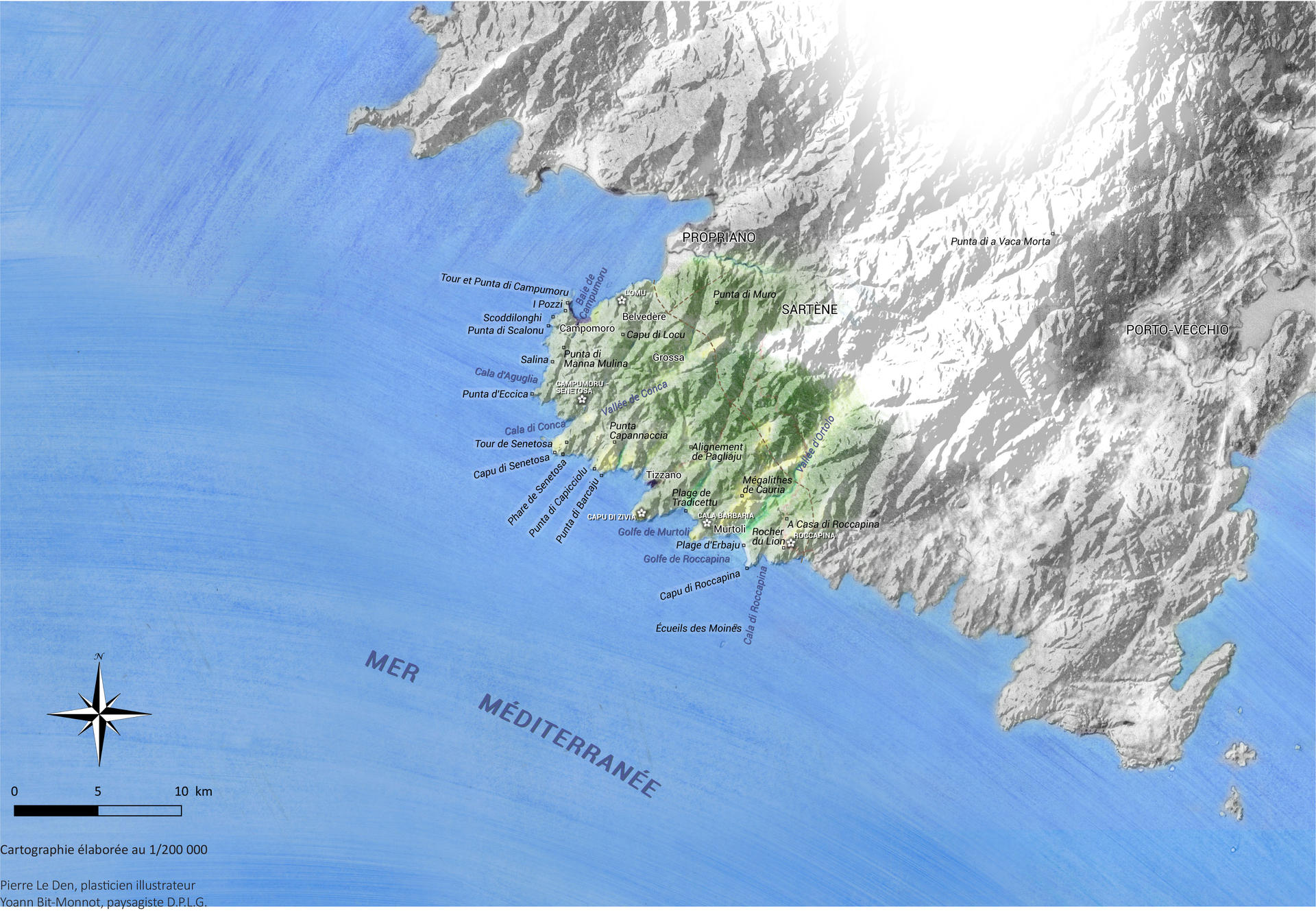 Carte des paysages