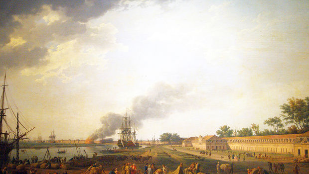 Claude Joseph Vernet, Vue du Port de Rochefort, 1763