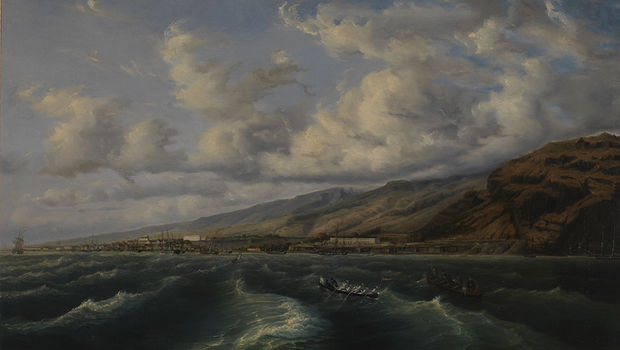Marine devant Saint-Denis, 1854 