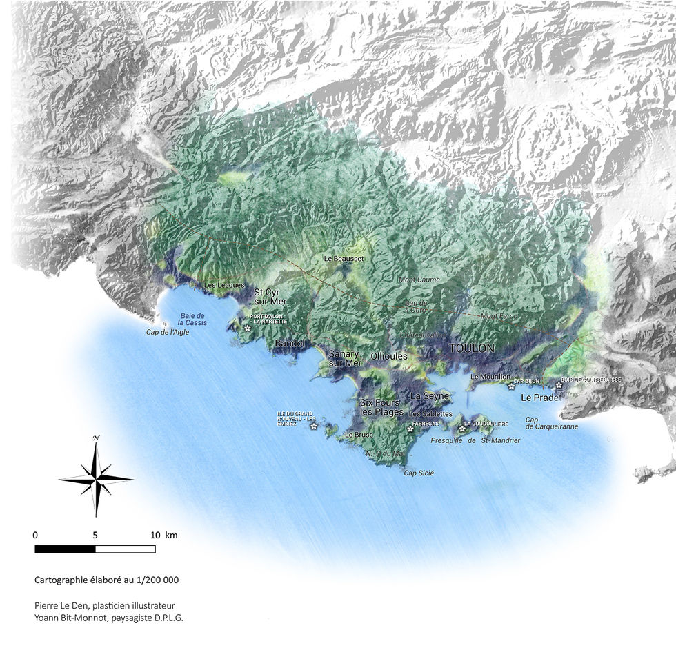 Carte des paysages