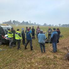 Plantation d'une haie écologique aux Grandes Salles à Excenevex (Lac Léman)