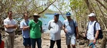 Inauguration du sentier sous marin du Cap Salomon en Martinique 