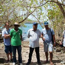 Inauguration du sentier sous marin du Cap Salomon en Martinique 