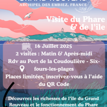 Visite du phare de l'île du Grand Rouveau