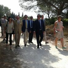 Le préfet de la région Languedoc-Roussillon-Midi-Pyrénées rend visite au Conservatoire du littoral