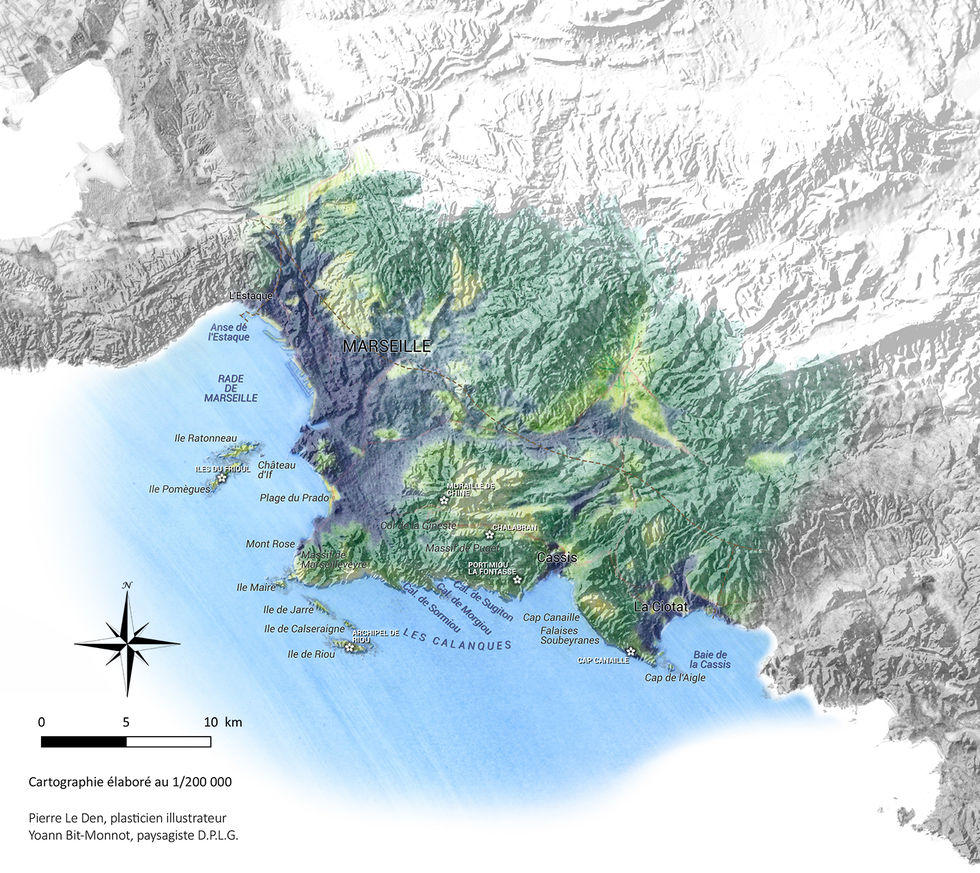 Carte des paysages