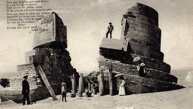 Ruine de l’ancien phare de la Coubre