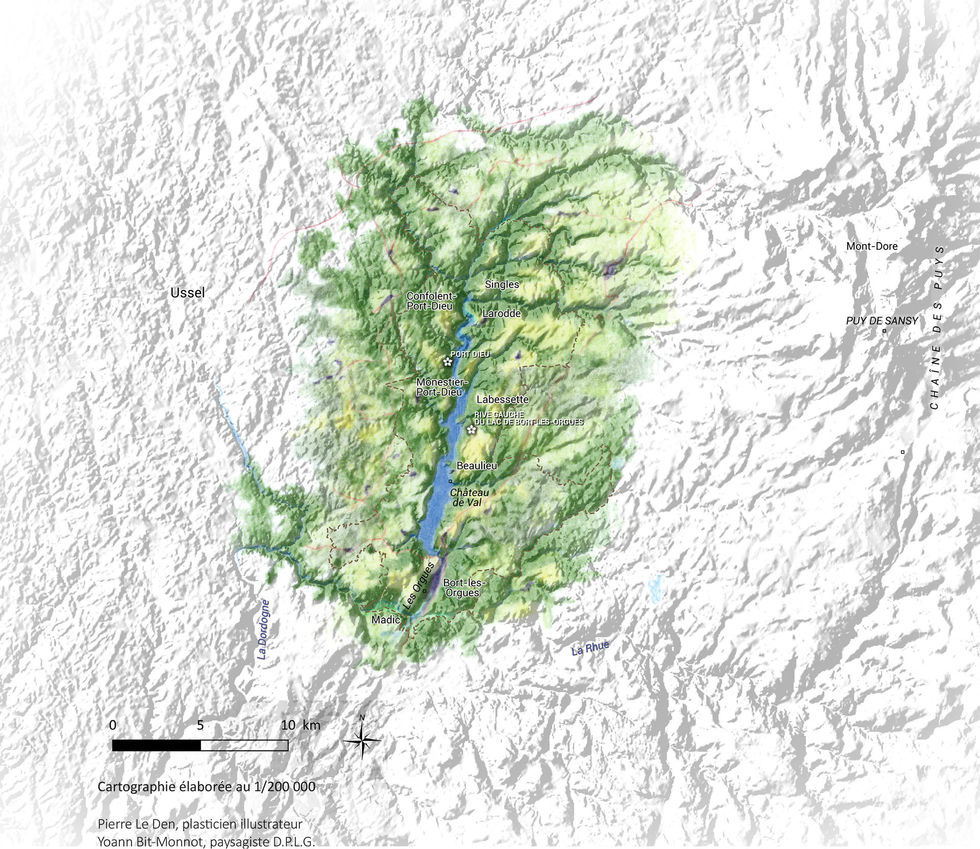 Carte des paysages