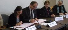 Signature d'une convention de partenariat entre le Conservatoire et l'agence de l'eau Loire-Bretagne