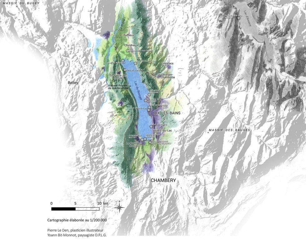 Carte des paysages