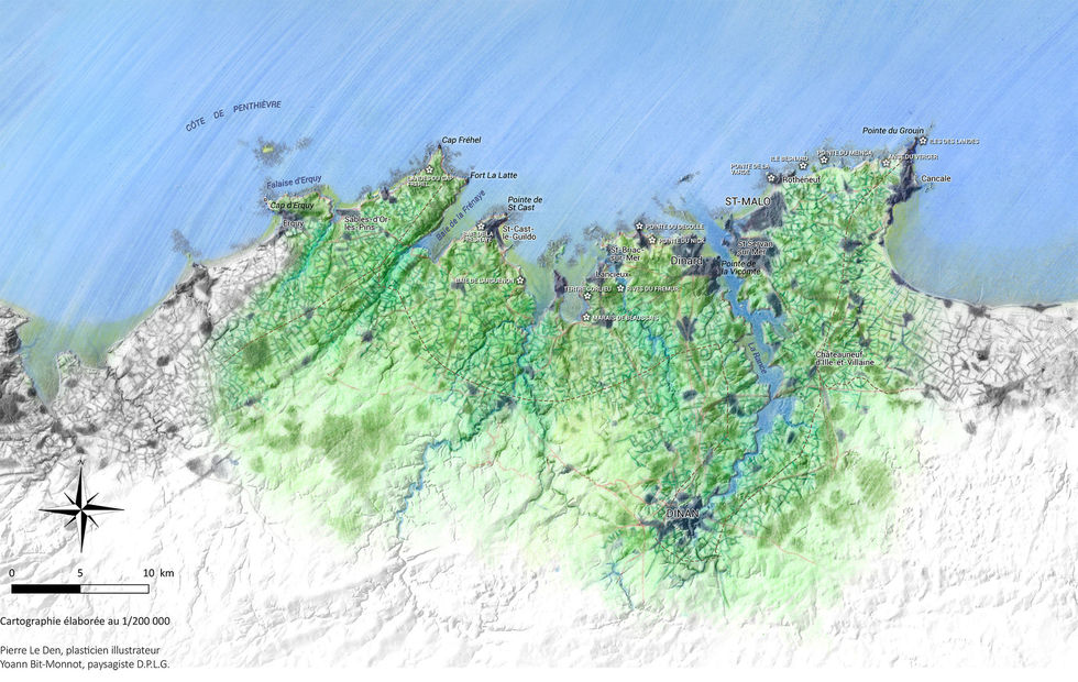 Carte des paysages