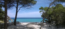 Inauguration des travaux d'aménagement pour l'accès à la plage de Saleccia, Corse