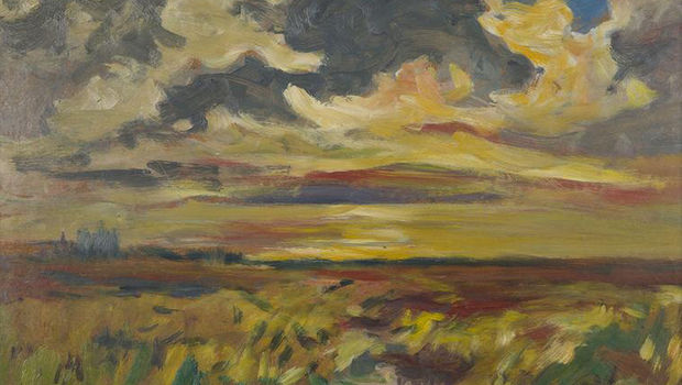 Jean Guindon, Paysage en Camargue, XXe siècle