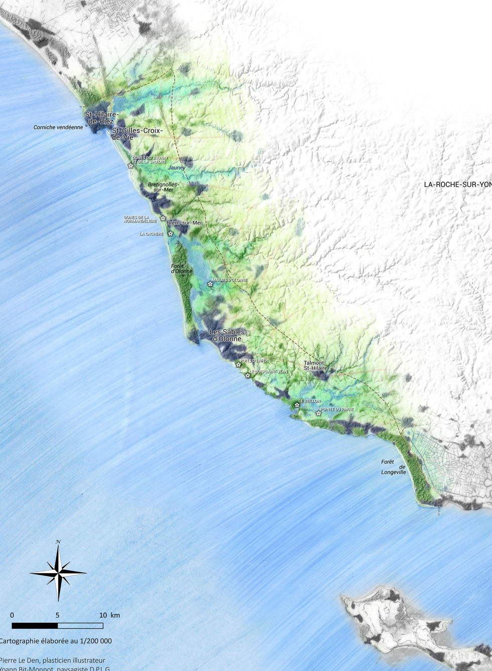 Carte des paysages