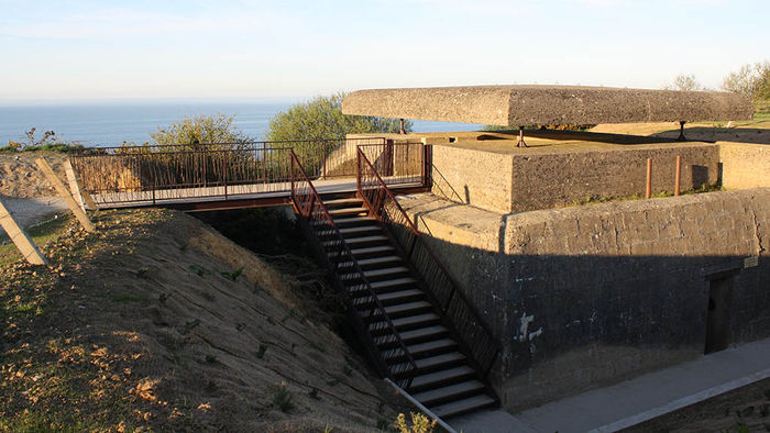 La Batterie de Longues, aménagement d’un site témoin du Débarquement.