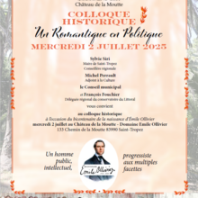 Colloque historique "Un romantique en politique"