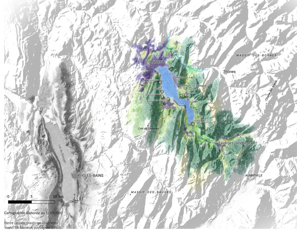 Carte des paysages