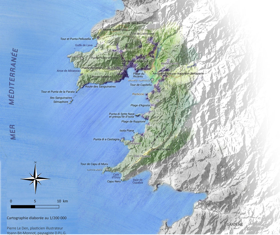 Carte des paysages