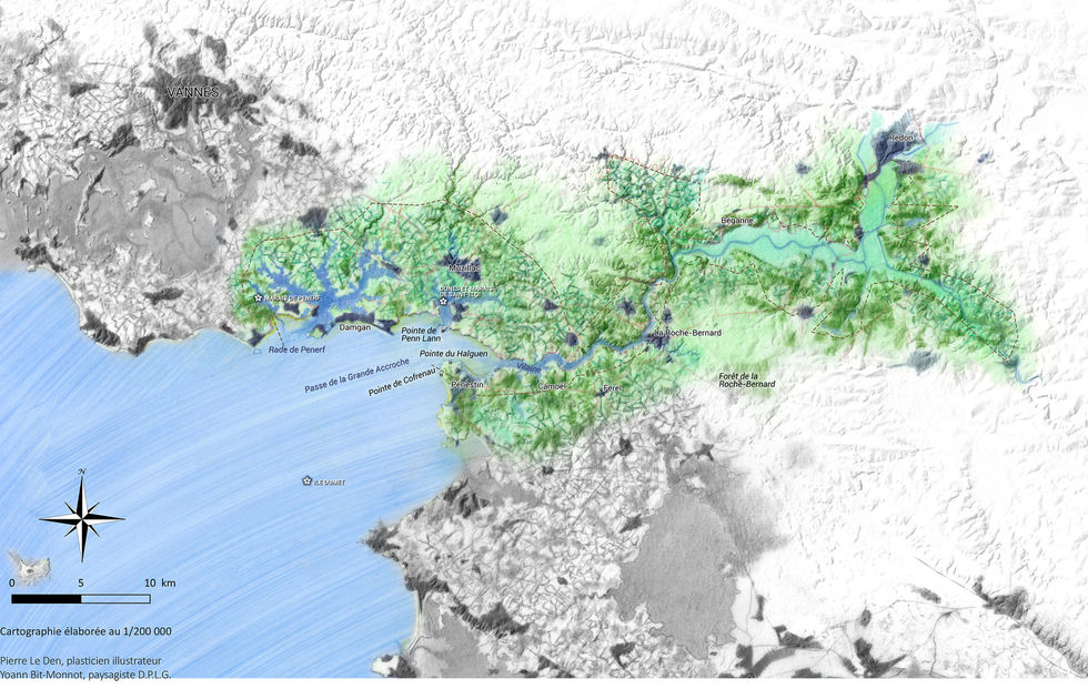 Carte des paysages