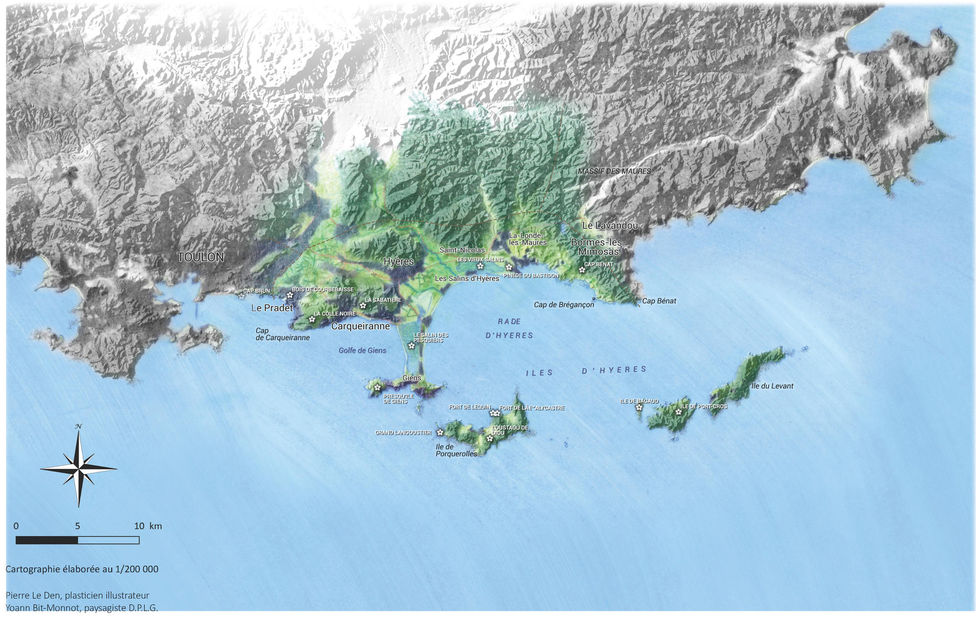 Carte des paysages