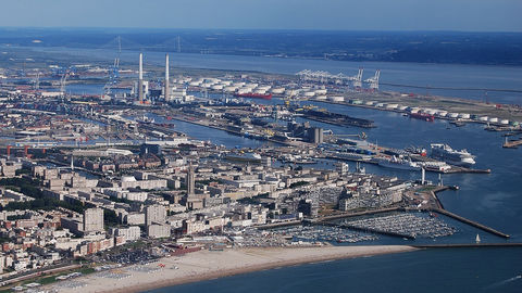 Le Havre, port et ville, horizon de l’estuaire