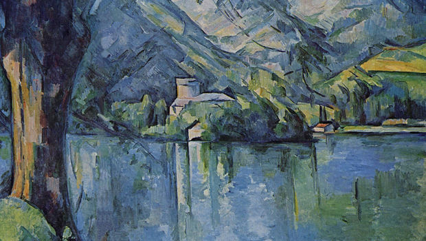 Paul Cézanne, Le lac bleu, 1896