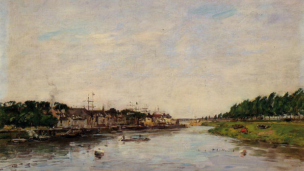 Entrée du port de Saint-Valery-sur-Somme, 1891