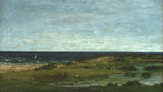 Gustave Courbet, Souvenir des Cabanes, 1854-1857