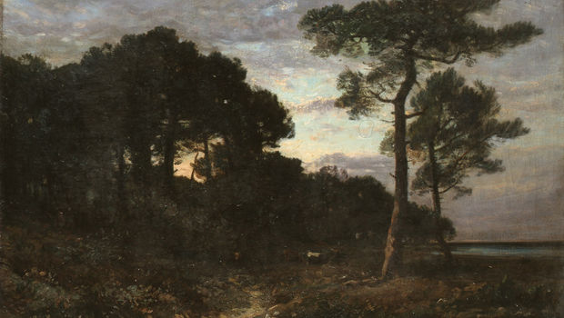 Louis Auguste Auguin, Paysage des Landes, 1874