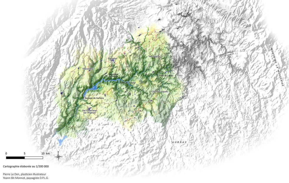 Carte des paysages