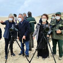 Visite de Bérangère Abba, secrétaire d'Etat en Gironde