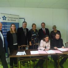 Signature de la Convention de partenariat entre le Conservatoire du littoral et l'Agence de l'eau Adour-Garonne