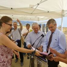 Inauguration du site naturel de Banda Bianca au sud de Bastia 