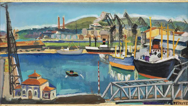 François Desnoyer, Le Port de Sète, première moitié du XXe siècle