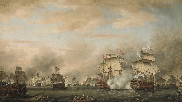 La Bataille des Saintes, 12 avril 1782