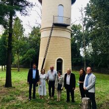 Inauguration des bâtiments dits "Château d’eau" et "Cochonniers" du Mas de la Cure en Camargue  